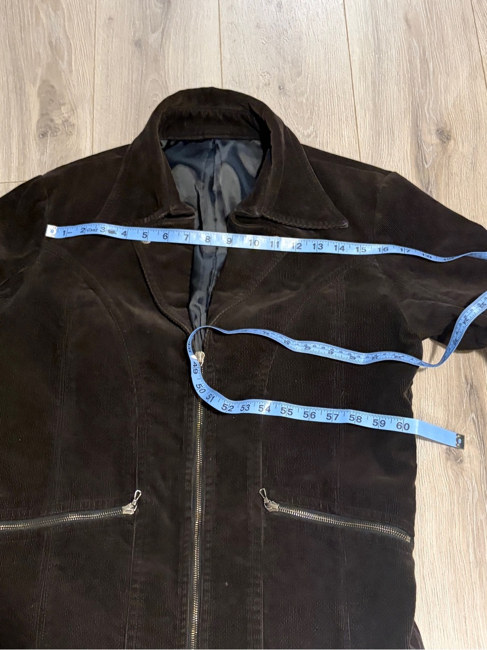 Shellac Brown Corduroy Rider Zip-Up Jacket - Picture 9 of 13